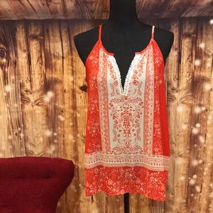 Bohemian loose tank